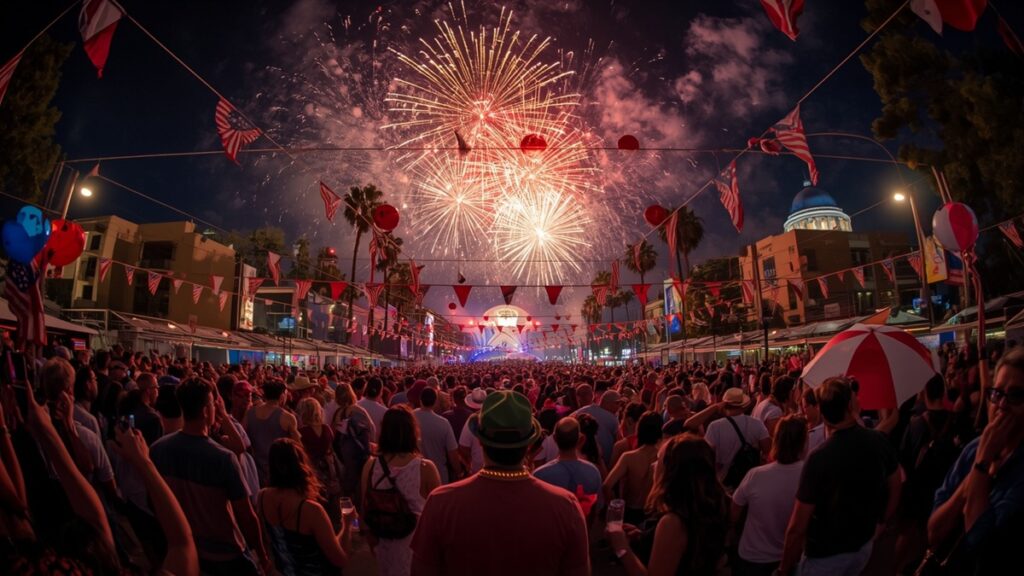 Celebraciones del 4 de julio en Los Angeles