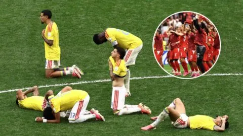 Suiza resiste, Colombia perdona y los penales dictan el adiós cafetero del Mundial