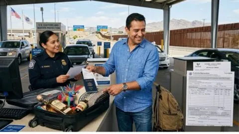 Obligación de declarar compras hechas en México al entrar a EE. UU.