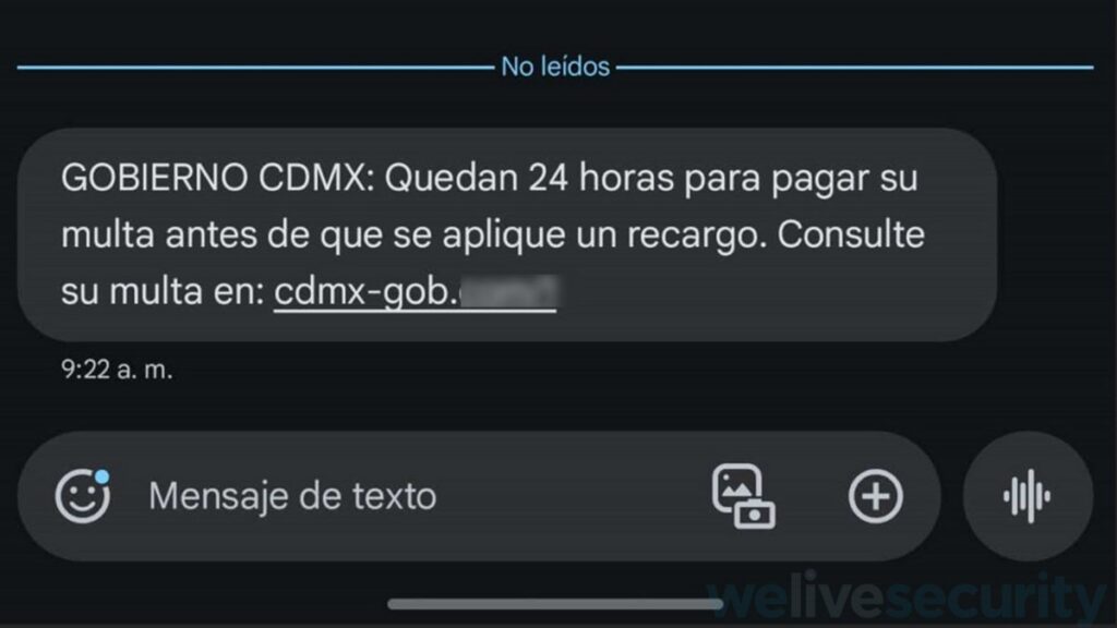 Phishing ejemplo