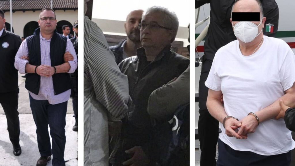 Exgobernadores detenidos.