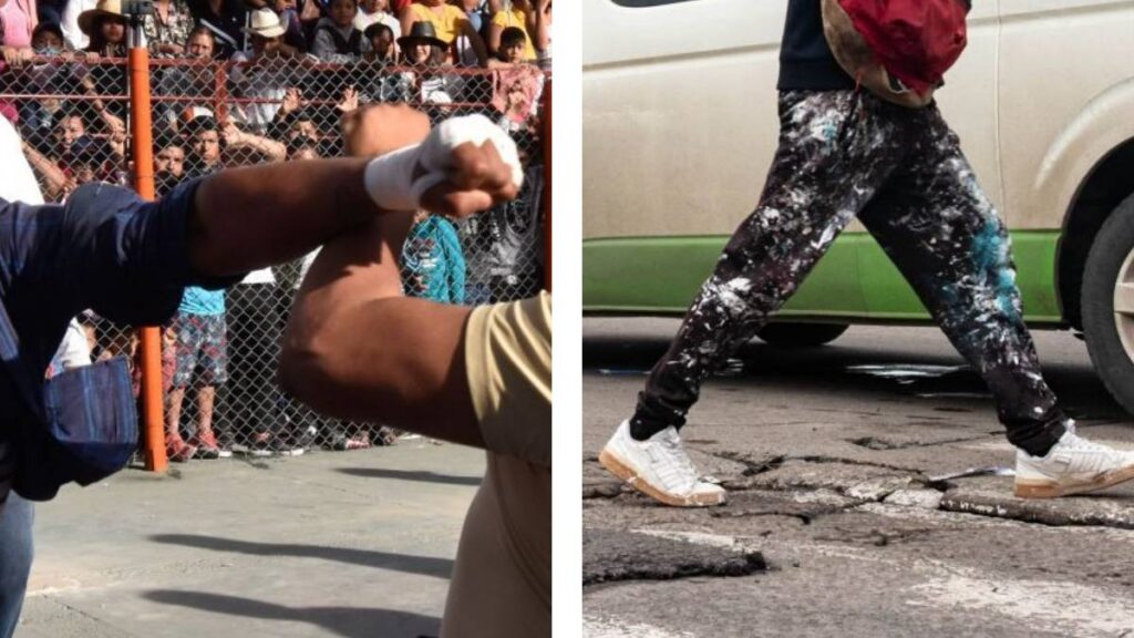 Captan a hombre golpeando transeuntes.