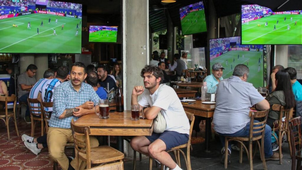 Restaurantes durante Mundial.