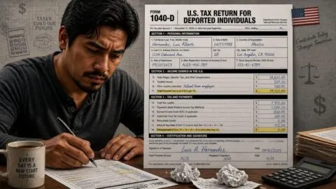 ¿Debes presentar impuestos si fuiste deportado? Lo que dice la ley en Estados Unidos