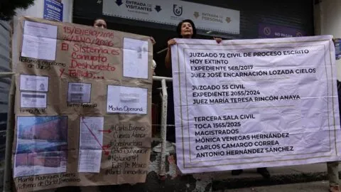 Víctimas de despojo exigen detenciones y amenazan con más protestas si la Fiscalía de la CDMX no actúa