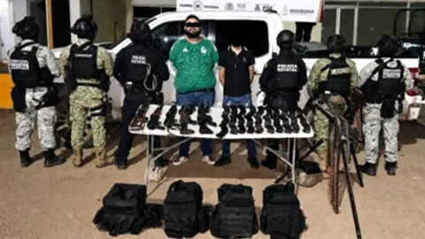 Detienen a Adrián "N", alias "El 20", jefe regional del Cártel del Pacífico en Sinaloa