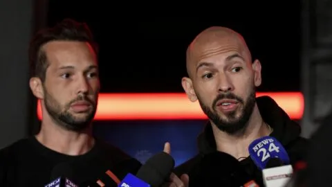Detienen en Miami a influencer Andrew Tate y su hermano; están acusados de violación y trata