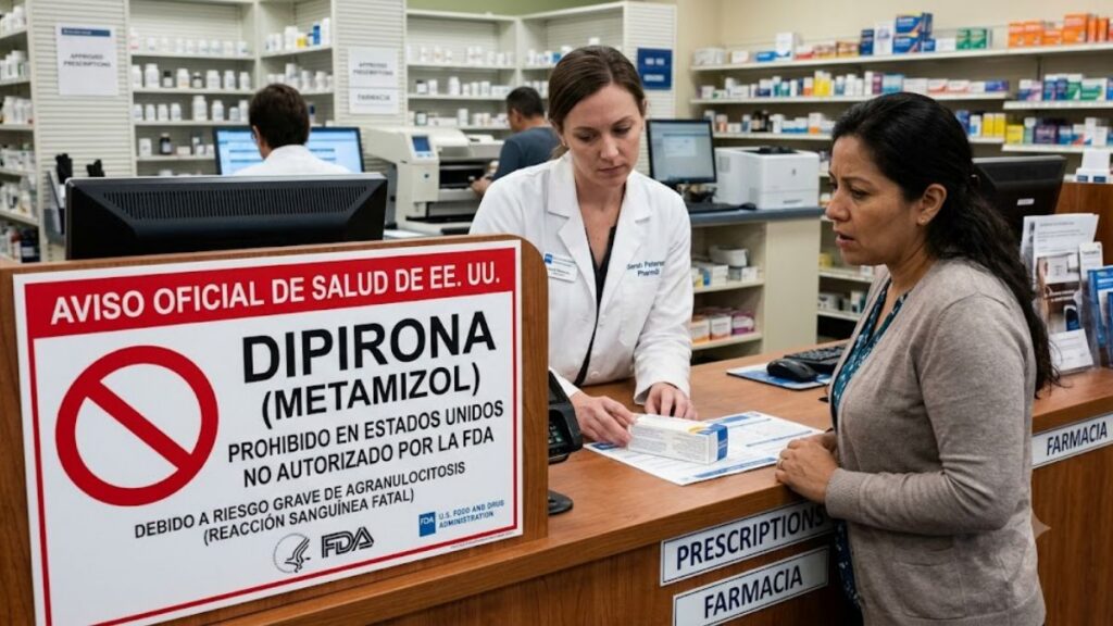 La dipirona, también conocida como metamizol, se vende de forma habitual en varios países de América Latina, pero está prohibida en Estados Unidos desde hace décadas