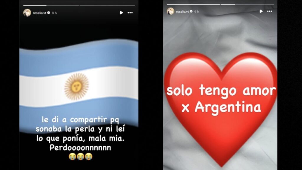 Rosalía pide disculpas