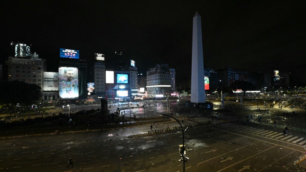 Disturbios en Buenos Aires tras la derrota de la “Albiceleste” en la final del Mundial