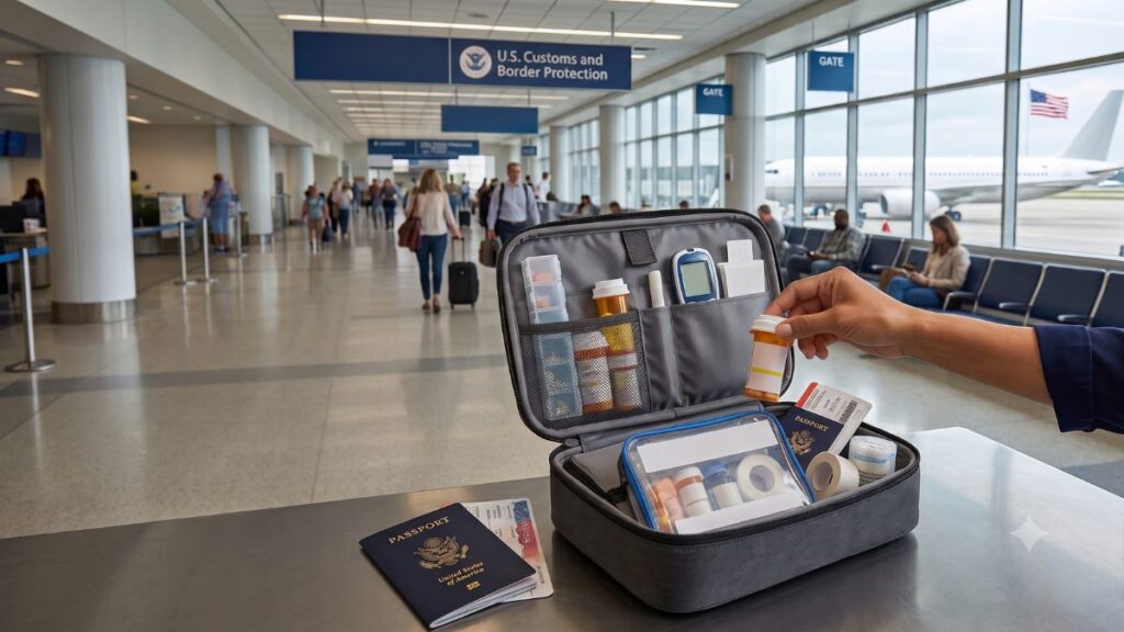 Llevar medicamentos al viajar a Estados Unidos requiere saber qué productos deben ir en el equipaje de mano