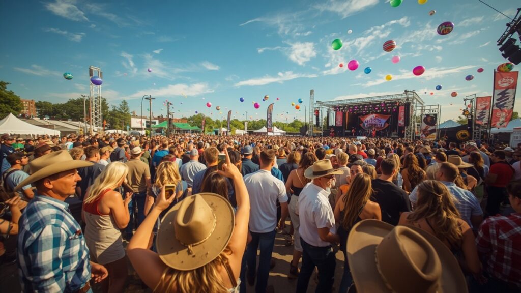 Festival de música country en Chicago.