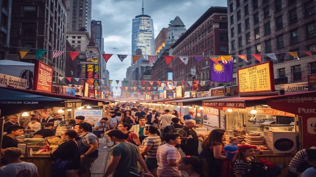 Festival gastrónomico en NY