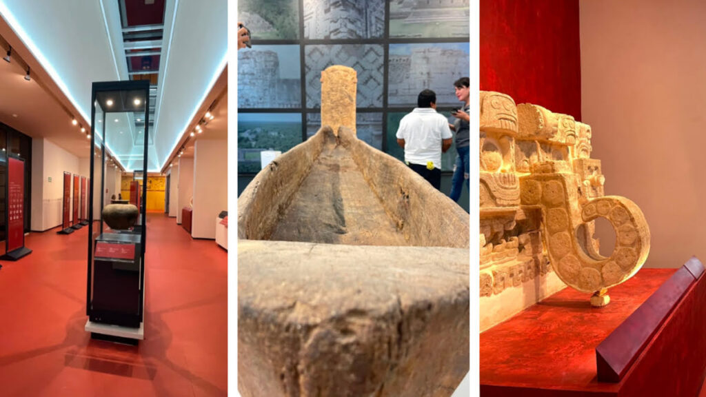Entre las principales atracciones del Museo Arqueológico del Puuc destacan esculturas, estelas y objetos de jade de la civilización maya.