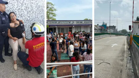 Sismo de magnitud 7.4 sacude Chiapas; epicentro al suroeste de Ciudad Hidalgo