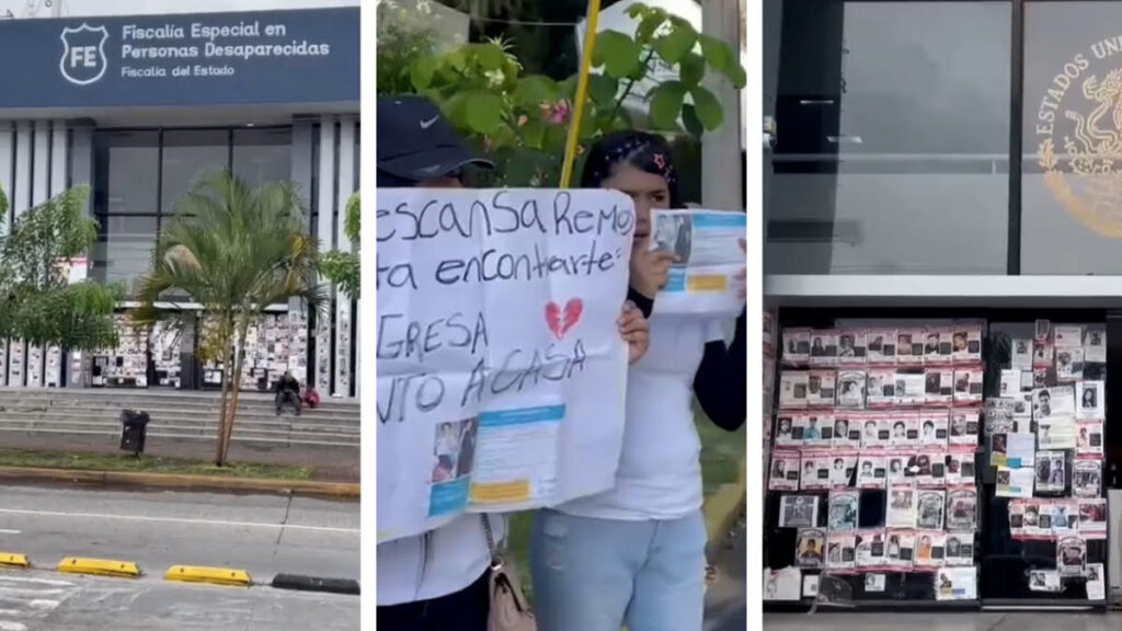 Las familias señalaron que mantendrán las acciones de protesta para exigir la localización de los adolescentes.