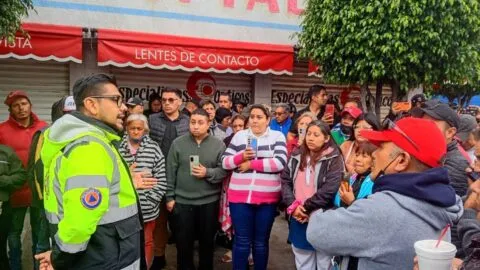 Desalojan 500 domicilios y suspenden clases por fuga de gas en Nezahualcóyotl