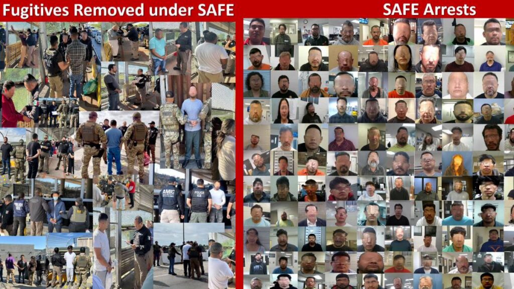 Ronald Johnson informó que Estados Unidos ha detenido a más de 450 prófugos buscados por México desde enero de 2025.