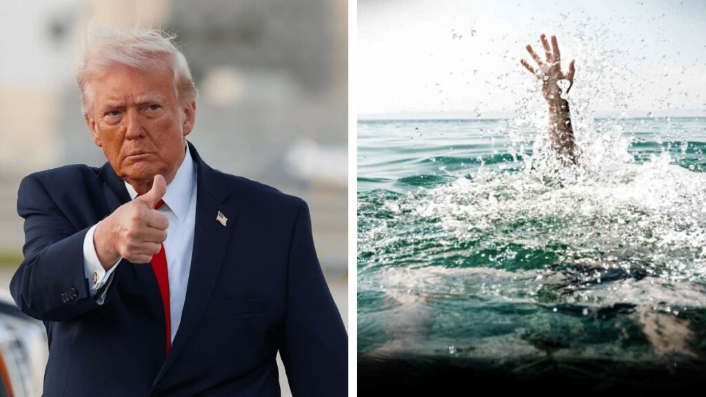 Trump premiará a joven de 16 años por rescatar a un niño del mar. Foto: AFP/Getty
