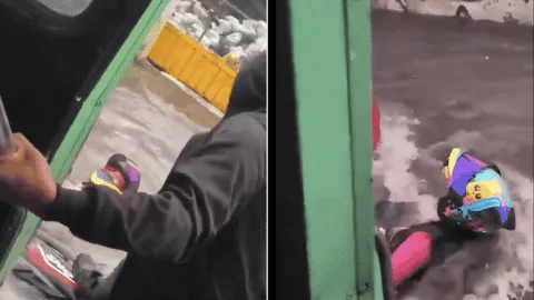"Sentía que me iban a cortar el pie": habla la motociclista rescatada de una inundación en CDMX