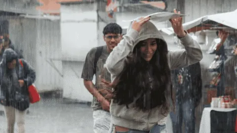 Activan Alerta Amarilla en 11 alcaldías por lluvia y posible caída de granizo
