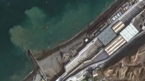 ¡Crisis histórica! Imágenes satelitales muestran problema migratorio en frontera entre España y Marruecos