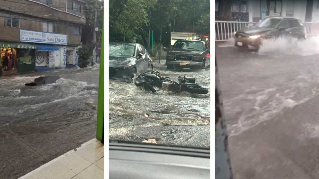 Lluvias colapsan Tlalpan