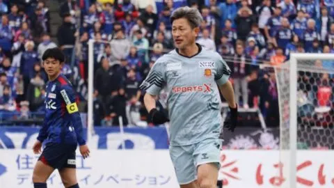 'King Kazu' hace historia: anota un gol a los 59 años en el futbol profesional