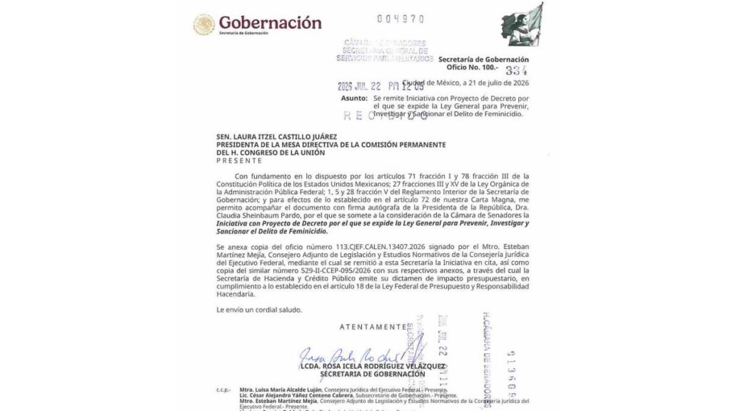 Nueva ley busca unificar el combate al feminicidio: iniciativa plantea penas de hasta 70 años