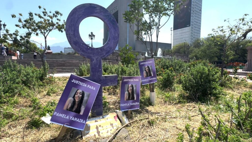 Marchan en Monterrey para exigir justicia por el feminicidio de Pamela Yahaira