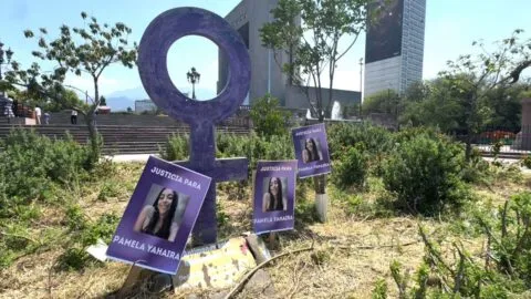 Marchan en Monterrey para exigir justicia por el feminicidio de Pamela Yahaira
