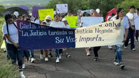 Marchan por Arely en Tabasco, Zacatecas; piden sanciones severas para su agresor