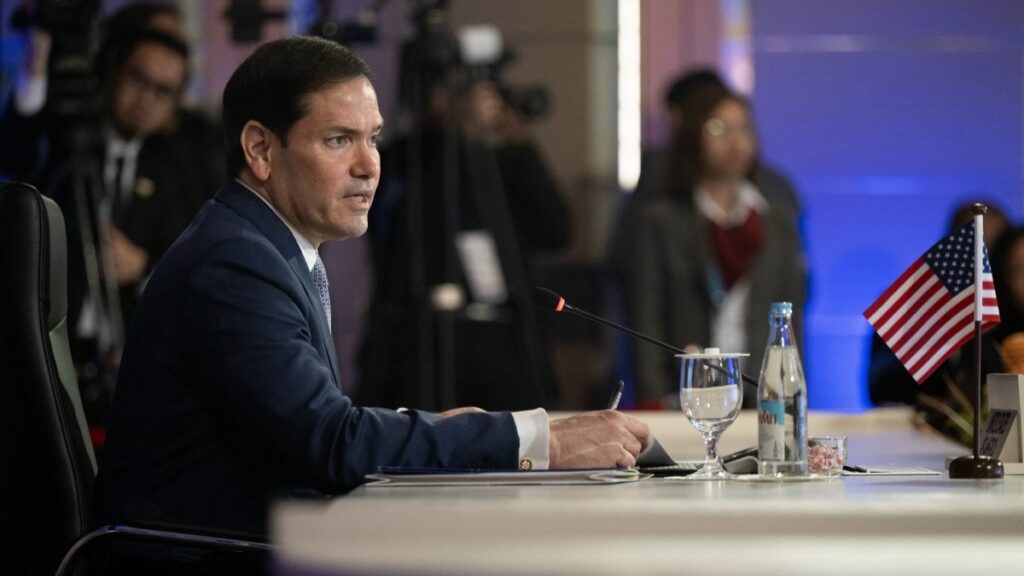 El secretario de Estado Marco Rubio se refirió a la situación política en Venezuela.