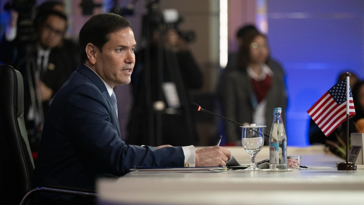El secretario de Estado Marco Rubio se refirió a la situación política en Venezuela.
