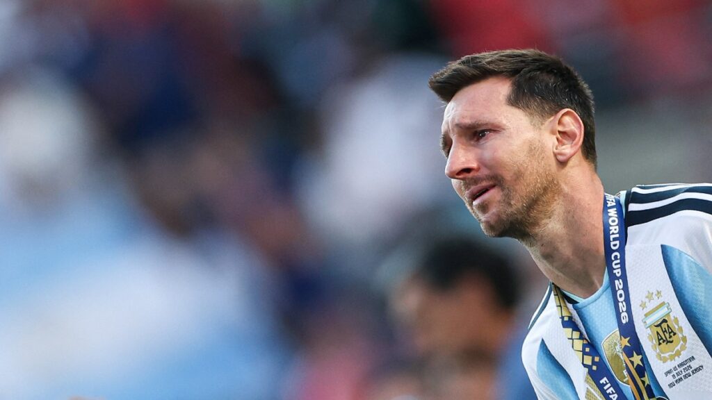 Messi llora