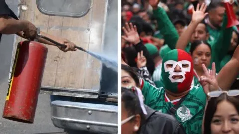 Gol de México desata desorden en Cinépolis; activan extintor y evacúan el cine en Ciudad Obregón, Sonora