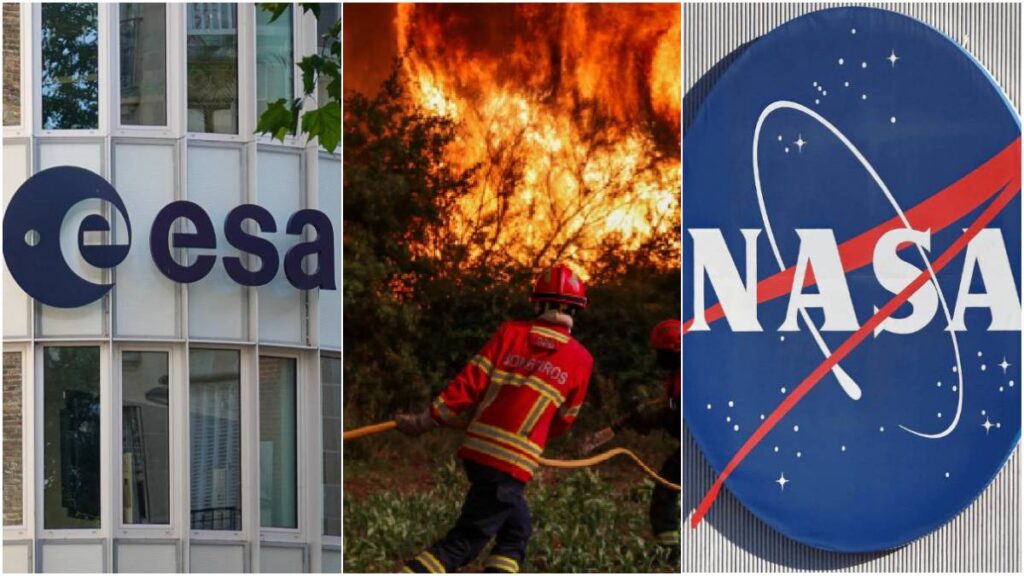 ESA y NASA están al tanto de los incendios en España