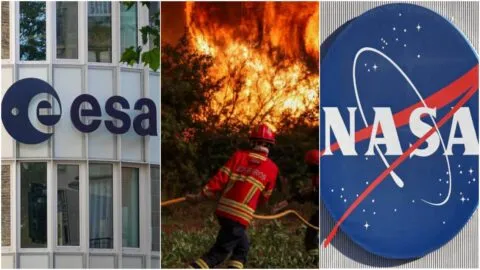Incendio en España pone en alerta a estaciones espaciales de ESA y NASA