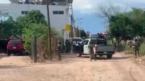 Reportan operativo en Culiacán tras enfrentamiento entre Marina y civiles armados