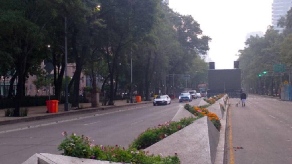 La circulación permanece limitada entre avenida Hidalgo y la Estela de Luz.