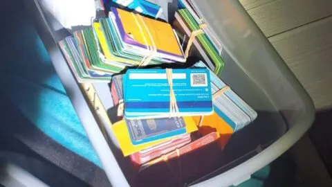 Desmantelan en Sonora presunta red de préstamos ilegales; aseguran mil 500 tarjetas bancarias, armas y droga