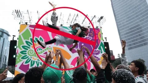 Gobierno pide evitar retos peligrosos como el "quiere volar" o el "Juan Escutia" en el México vs Inglaterra