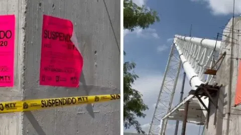 Suspenden obra del Puente de la Virgen en Nuevo León