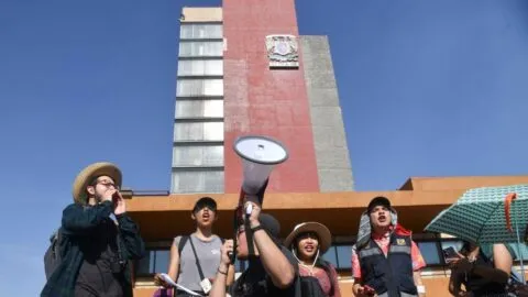 Aspirantes de la UNAM encabezan las movilizaciones en CDMX este 31 de julio