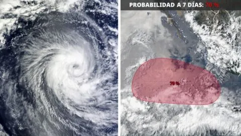Conagua eleva a 70% la probabilidad de formación del ciclón tropical "Elida"