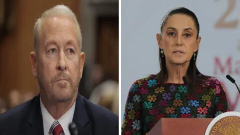 Ronald Johnson responde a Sheinbaum: destaca decomiso de 50 mil armas destinadas a México