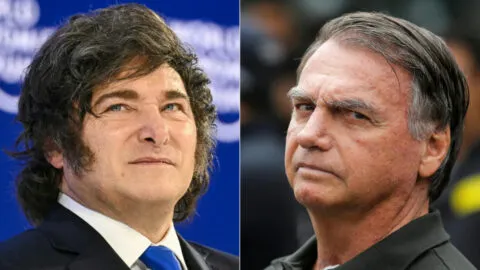 Justicia de Brasil impide visita de Milei a Bolsonaro por restricciones judiciales