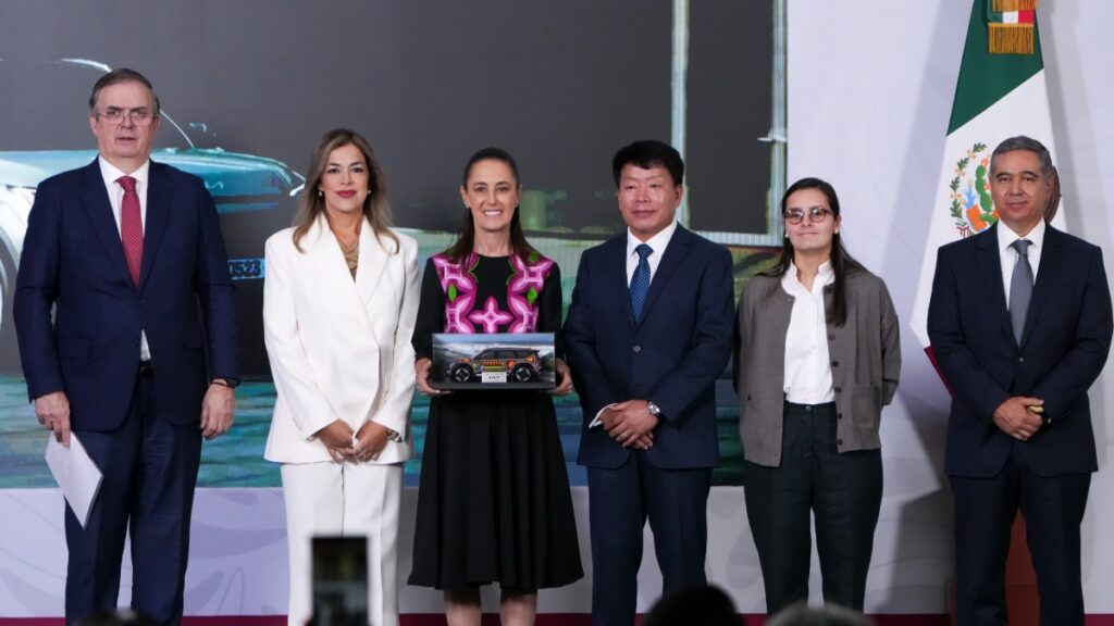Kia anunció la inversión durante la Mañanera de este miércoles. Foto: Especial