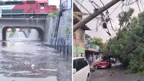 Tormenta colapsa Zona Metropolitana de Guadalajara con inundaciones de hasta metro y medio