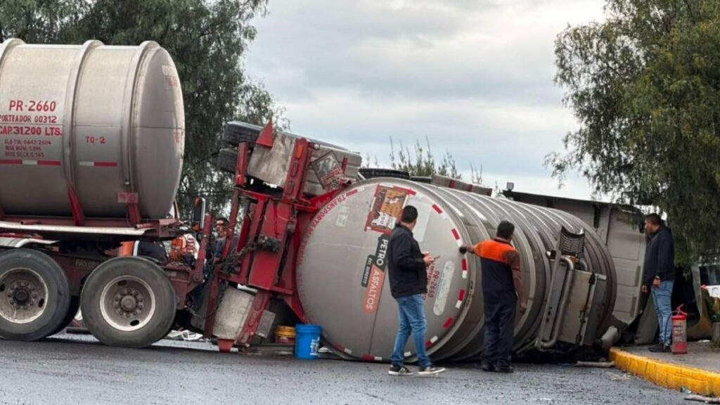 Accidente en la México-Querétaro.